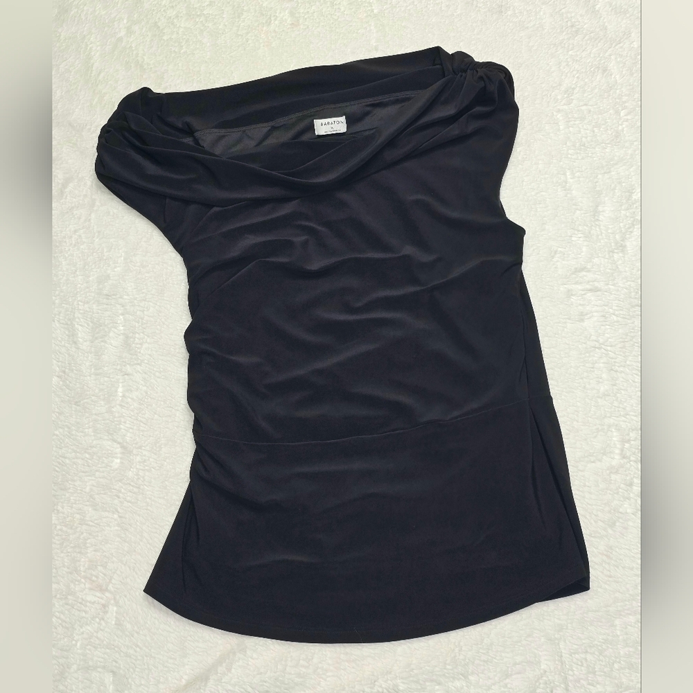NWOT Aritzia Babaton Ladies Black Cowl Neck Top, Medium